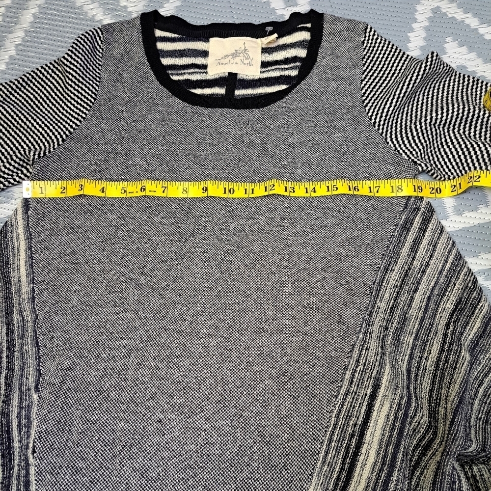 Anthropologie Angel‎ of the North Wool Alpaca Sharkbite Sweater - Picture 7 of 8